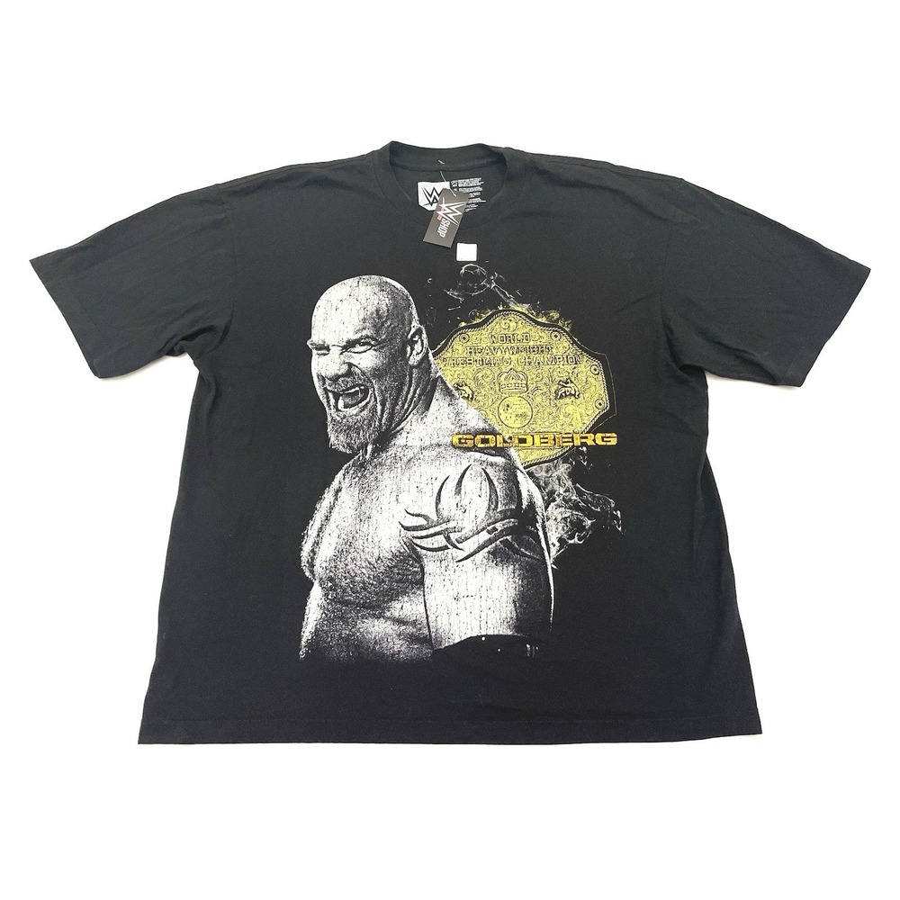 NEW WWE Bill Goldberg's Last‎ Ride T Shirt XL Black Double Sided ATL Exclusive